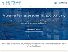 Tablet Screenshot of langleyandtaylor.com